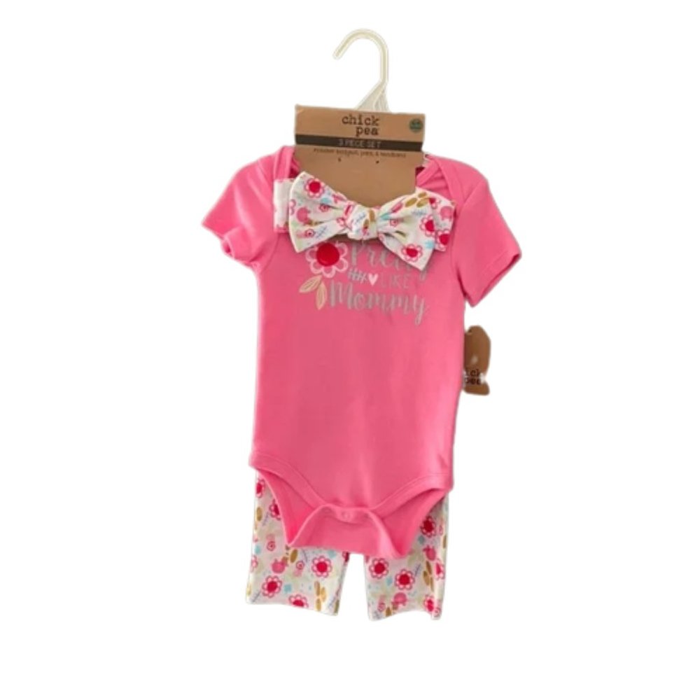 Chick Pea 3 Piece Bodysuit 6-9 Months